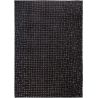 Tapis moderne de salon en polyester Trammel Oppian noir