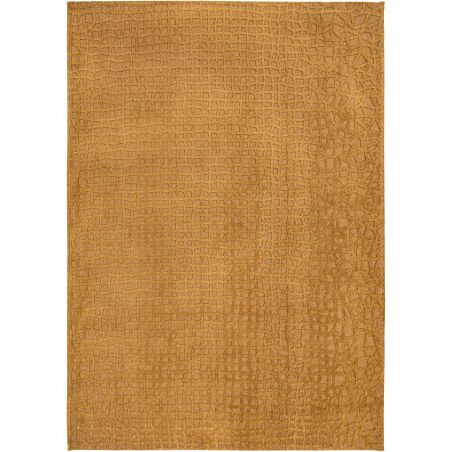 Tapis moderne haut de gamme en polyester Trammel Roman Gold Tapis moderne haut de gamme en polyester Trammel Roman Gold