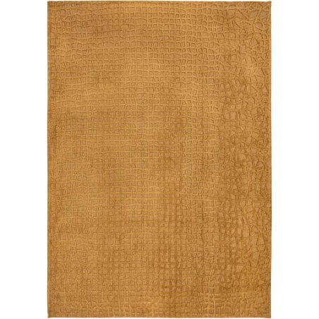 Tapis moderne haut de gamme en polyester Trammel Roman Gold 