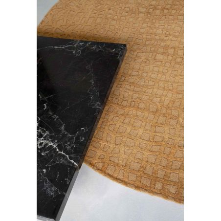 Tapis moderne haut de gamme en polyester Trammel Roman Gold Tapis moderne haut de gamme en polyester Trammel Roman Gold