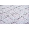 Tapis moderne haut de gamme en polyester Trammel Willow White zoom