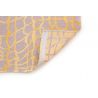 Tapis de bureau design en polyester Dedalo Yellow