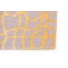 Tapis de bureau design en polyester Dedalo Yellow