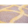 Tapis de bureau design en polyester Dedalo Yellow