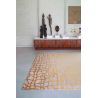 Tapis de bureau design en polyester Dedalo Yellow