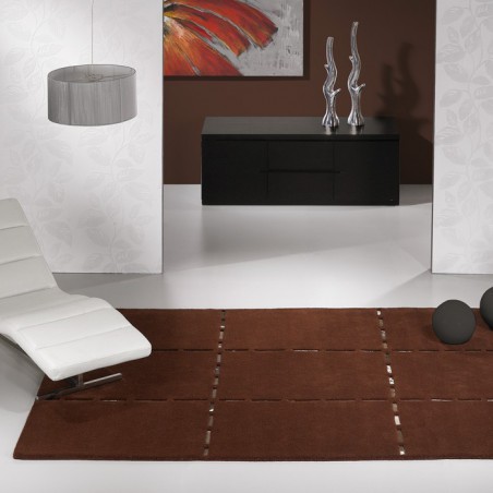 Tapis Christopher Marron par Carving Tapis Christopher Marron par Carving