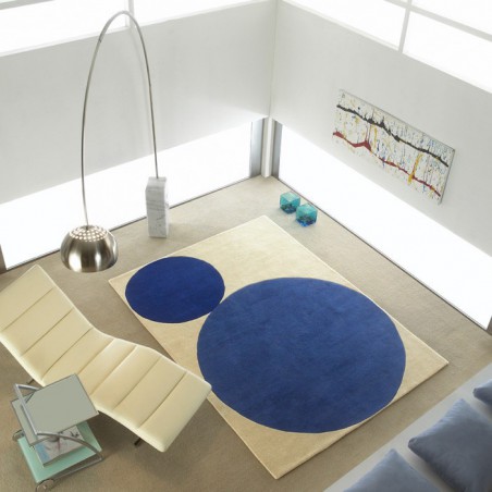 Tapis en laine Circles par Carving