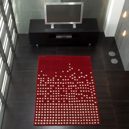 Tapis en Laine Pompons Cascata par Carving Tapis en Laine Pompons Cascata par Carving