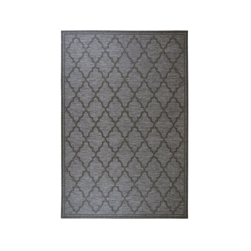 Tapis d'Extérieur Collection Contemporary Intreccio Gris