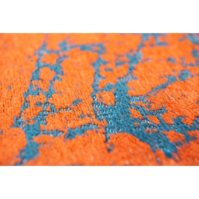 Tapis de Salon Design tissé plat Stella Nebula Orange zoom