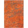 Tapis de Salon Design tissé plat Stella Nebula Orange