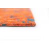 Tapis de Salon Design tissé plat Stella Nebula Orange epaisseur