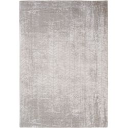Tapis de salon design Jacob's Ladder White Plains en coton et polyester