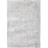 Tapis de salon moderne Jacob's Ladder Noir sur Blanc