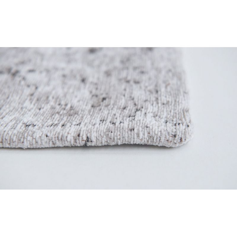 Tapis de salon moderne Jacob's Ladder Noir sur Blanc epaisseur