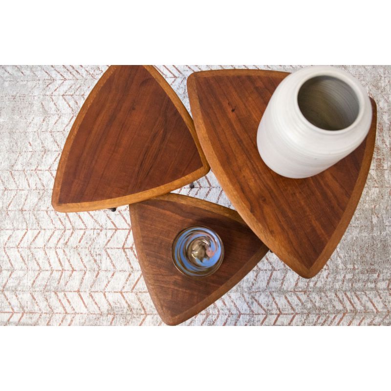 Tapis de Salon Moderne Jacob's Ladder Coppertone tables basses