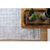 Tapis de Salon Moderne Jacob's Ladder Bleu et beige table salon