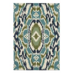 Tapis outdoor en polypropylène Ixora émeraude