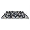 Tapis indoor/ outdoor en polypropylène Kasuri indigo