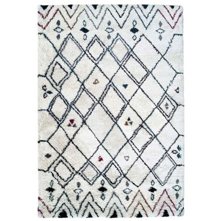 Tapis Moderne Farandole Purple Emeraude style berbère par Edito Tapis Moderne Farandole Purple Emeraude style berbère par Edito
