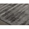 Tapis de salon en viscose Erased gris anthracite