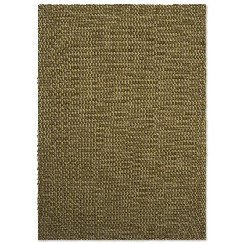 Tapis indoor/outdoor 100% PET recyclé Lace vert pin et vert thym - BRINK & CAMPMAN