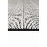 Tapis Moderne tissé main en laine et soie de bambou Oat Noir