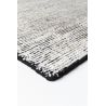 Tapis Moderne tissé main en laine et soie de bambou Oat Noir