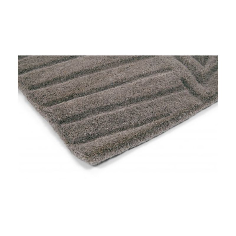 Tapis de salon prestige en laine Folia Gris Wedgwood COIN