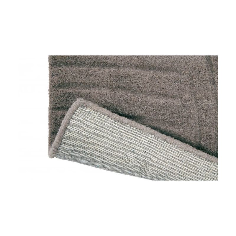 Tapis de salon prestige en laine Folia Gris Wedgwood DOS