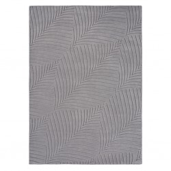 Tapis de salon prestige en laine Folia Gris Wedgwood