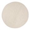 Tapis de salon prestige rond en laine Folia Stone Wedgwood