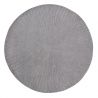 Tapis de salon prestige rond en laine Folia Gris Wedgwood