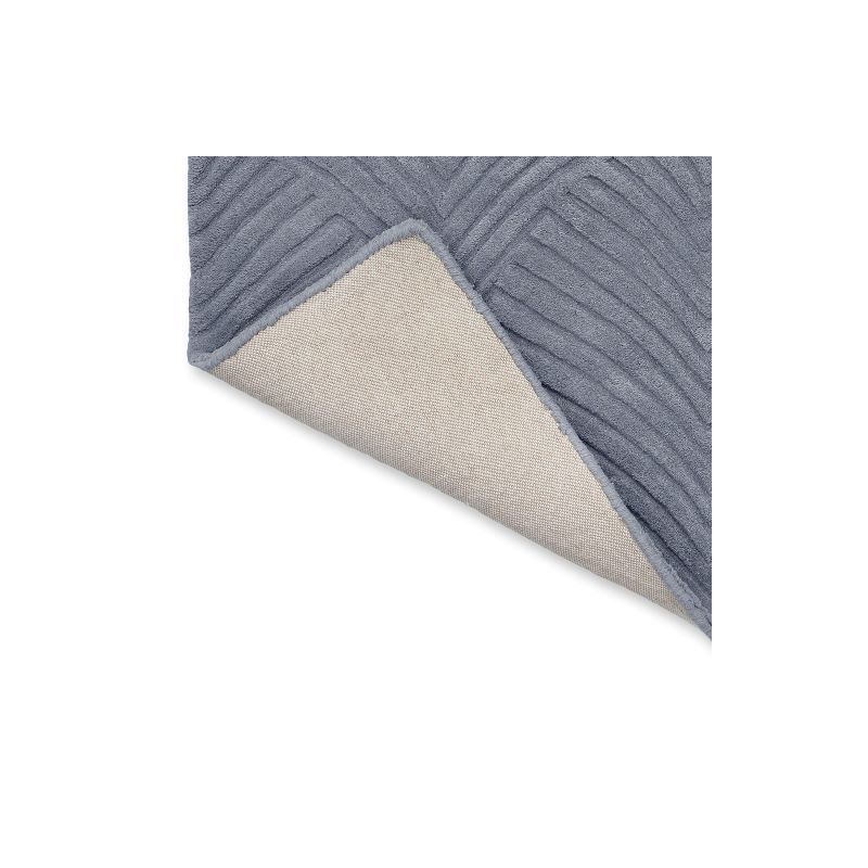 Tapis de salon prestige en laine Folia 2.0 Gris Wedgwood pièce