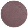 Tapis de salon prestige rond en laine Folia 2.0 Vieux Rose Wedgwood