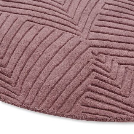 Tapis de salon prestige rond en laine Folia 2.0 Vieux Rose Wedgwood chambre Tapis de salon prestige rond en laine Folia 2.0 Vieux Rose Wedgwood chambre