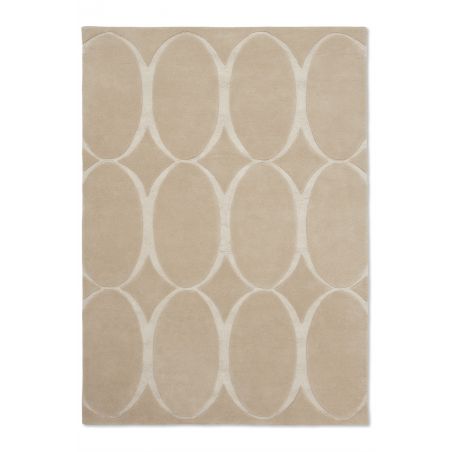 Tapis de salon pure laine Renaissance beige Wedgwood