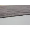 Tapis fait main en viscose noir Alessa