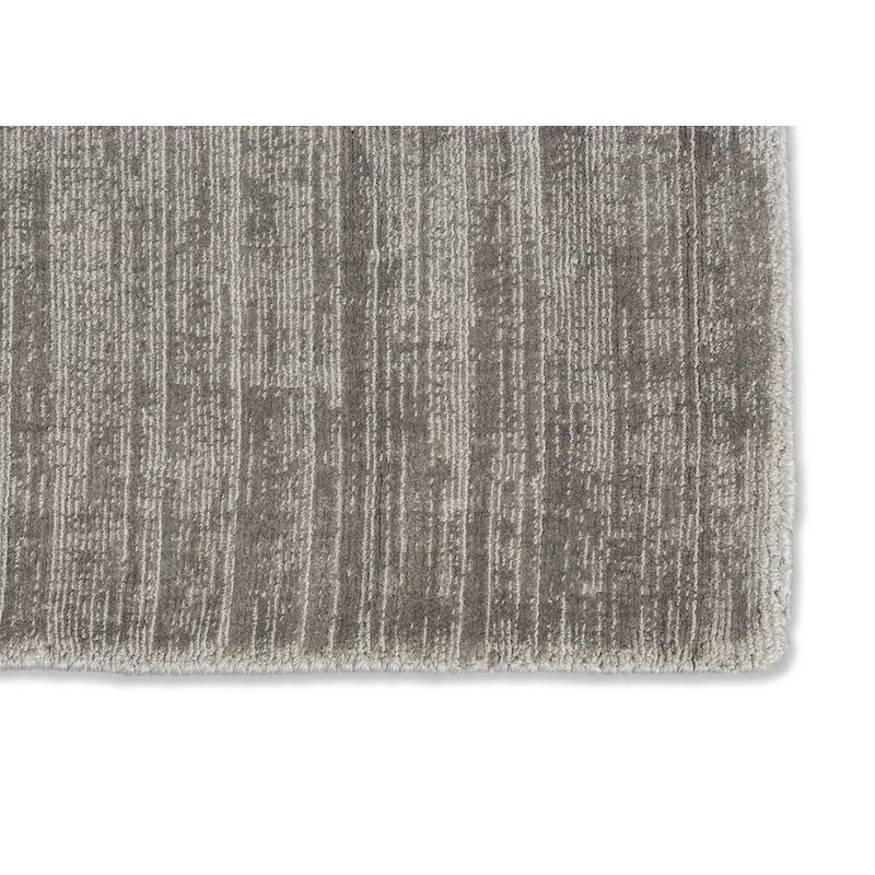 Tapis fait main en viscose Gris Alessa