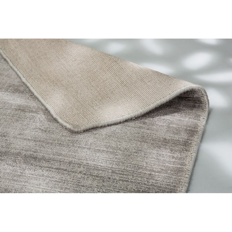 Tapis fait main en viscose Gris Alessa