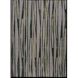 Tapis de Salon tissé plat haut de gamme Bamboo Dwarf Green salon