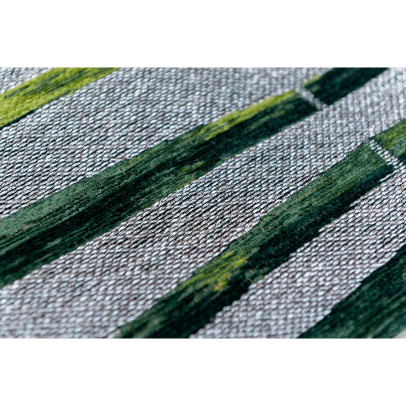 Tapis de Salon tissé plat haut de gamme Bamboo Dwarf Green