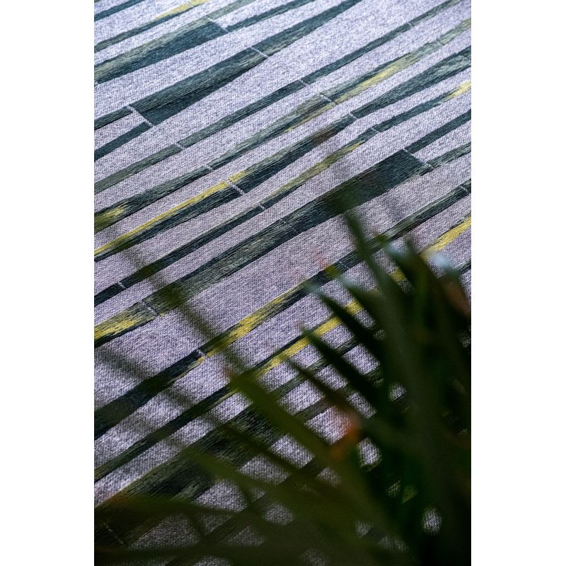 Tapis de Salon tissé plat haut de gamme Bamboo Dwarf Green