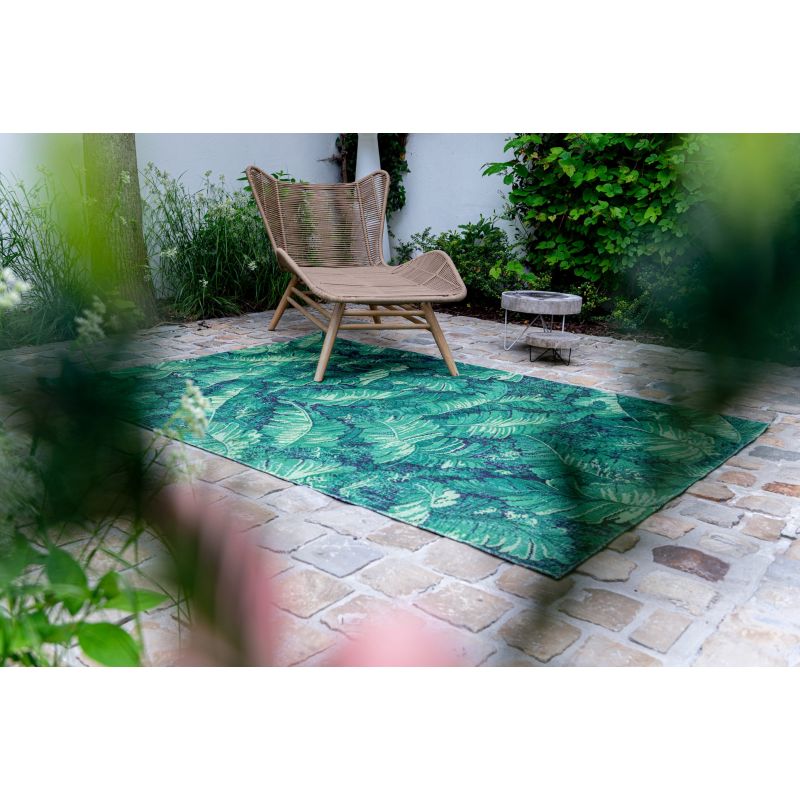 Tapis de Salon tissé plat Manaus Green Eyes terrasse