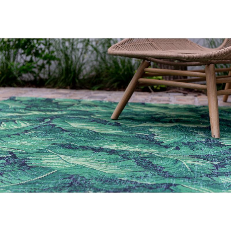 Tapis de Salon tissé plat Manaus Green Eyes