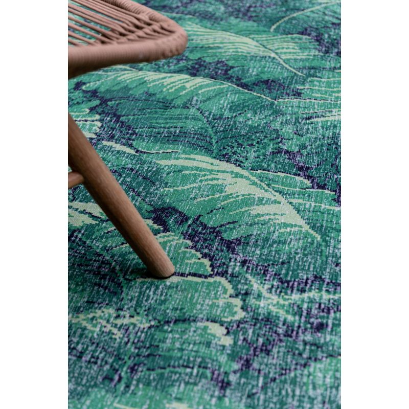 Tapis de Salon tissé plat Manaus Green Eyes