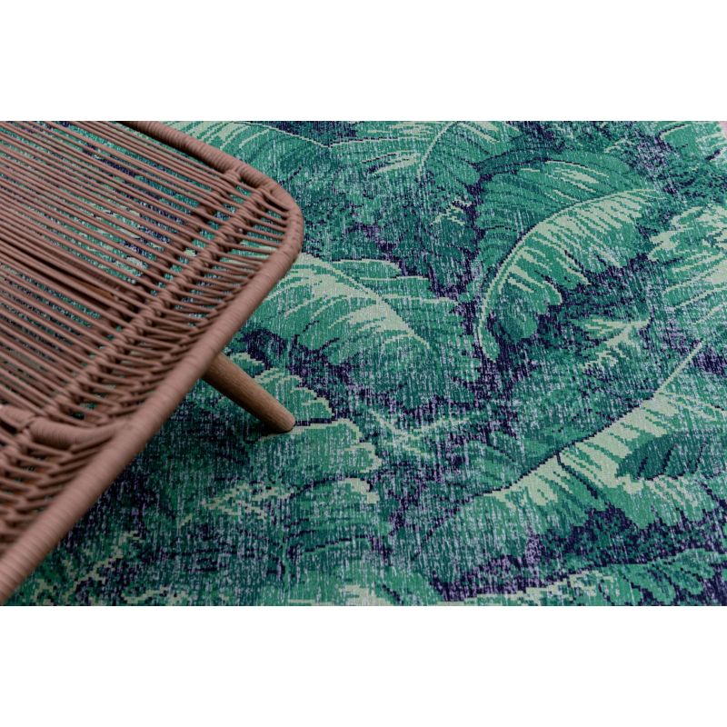 Tapis de Salon tissé plat Manaus Green Eyes