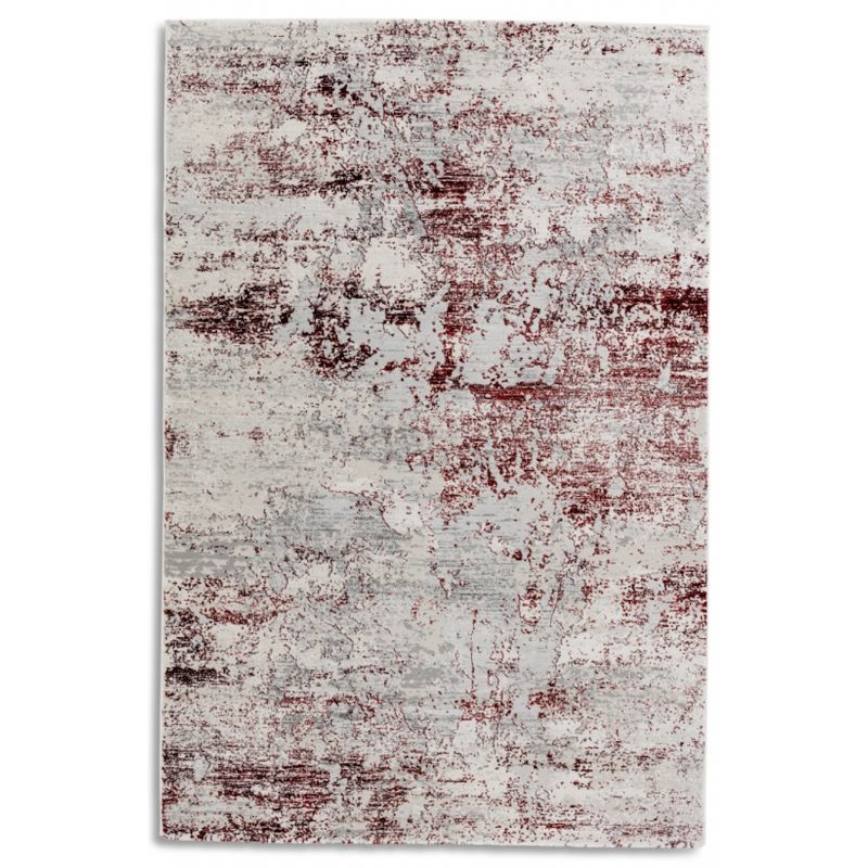 Tapis de salon Moderne Antea Ombré Rouge Bordeaux - TAPIS CHIC COLLECTION