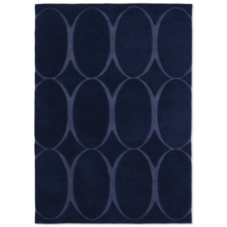 Tapis de salon pure laine Renaissance bleu Wedgwood