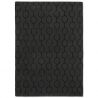 Tapis de salon graphique laine et viscose Gio Noir Wedgwood